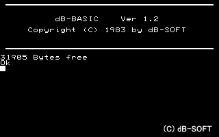 dB-BASIC VERSION 1.2-1