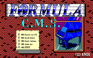 FORMULA C.M.S. [フォーミュラ　コンピューター　ミュージック　システム]-1