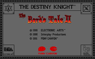 The Bard's TaleⅡ THE DESTINY KNIGHT  [バーズテイル2]-98-1
